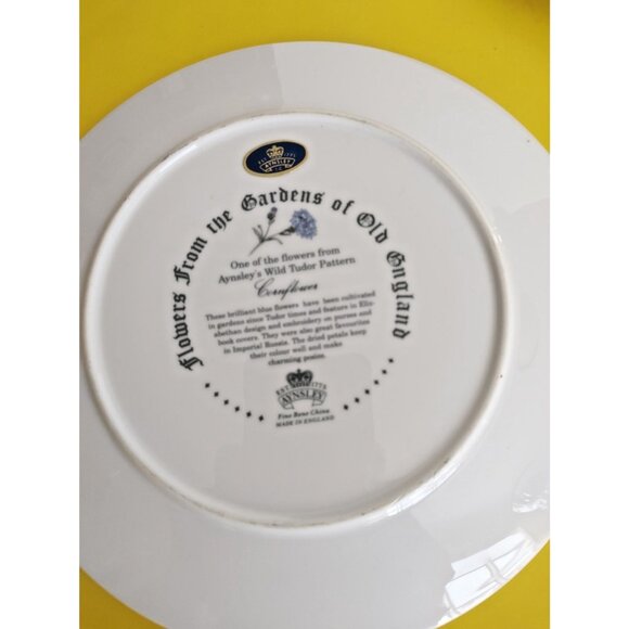 Aynsley Bone China collectors plates set Flowers From the Gardens of Old England - Picture 15 of 16